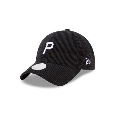 Pittsburgh Pirates Gorra | New Era MLB Corduroy 9twenty Adjustable Cap Mexico - Negros